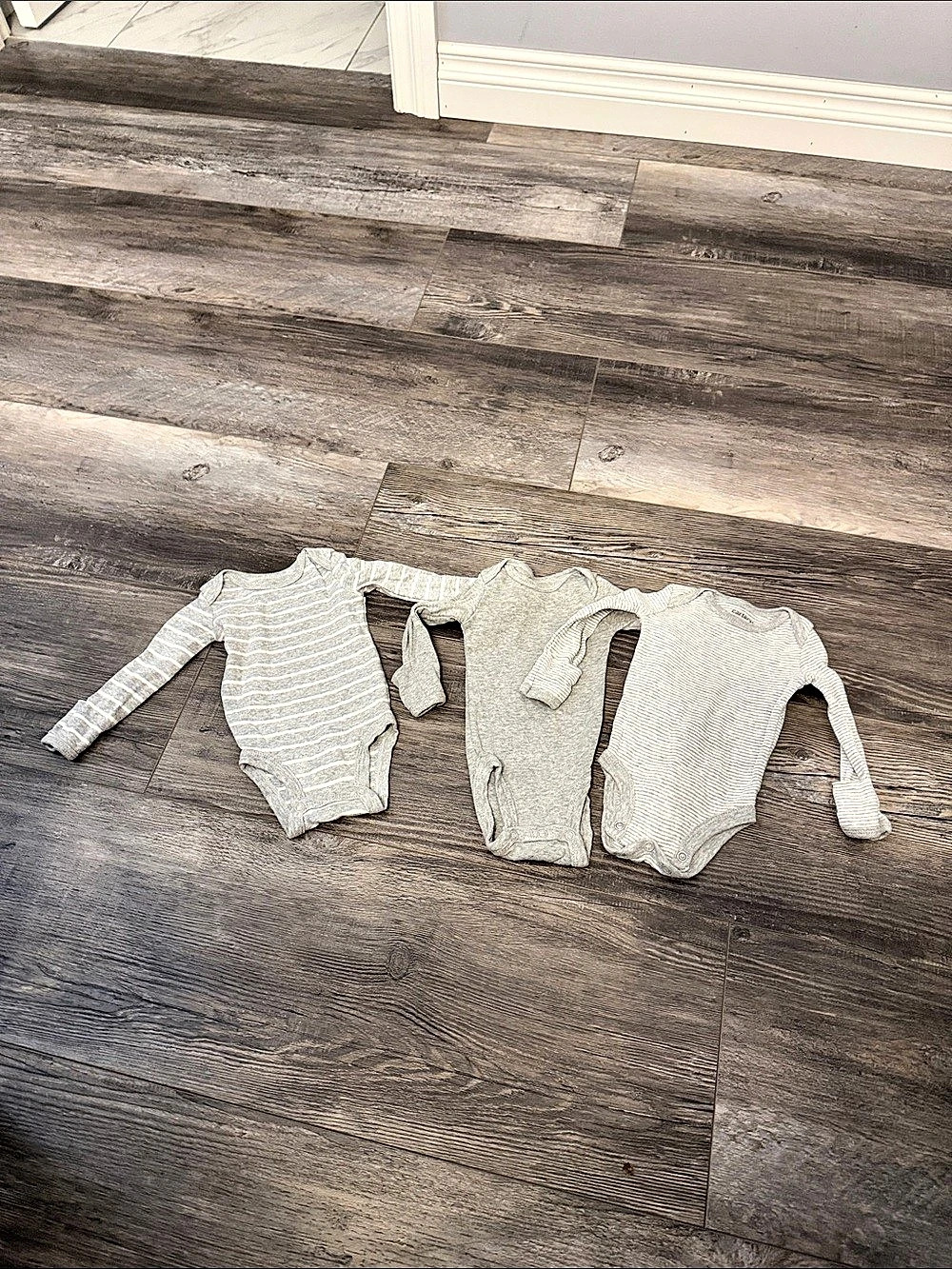 Carter's Long-Sleeve Bodysuits Striped Bodysuit Set Baby NB
